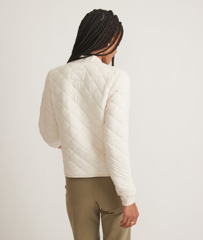 MARINE LAYER- QUILTED BOMBER JACKET