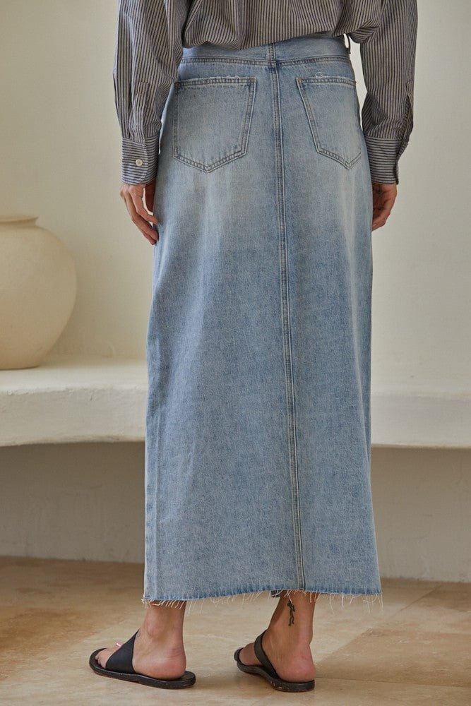 BY TOGETHER- THRILL RIDE DENIM SKIRT