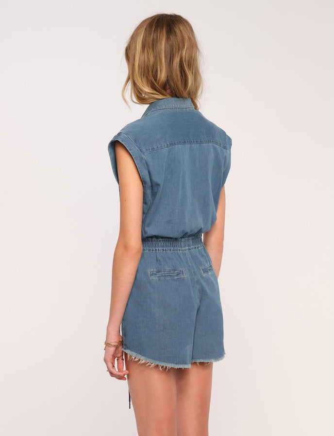 HEARTLOOM- KIMMY DENIM ROMPER