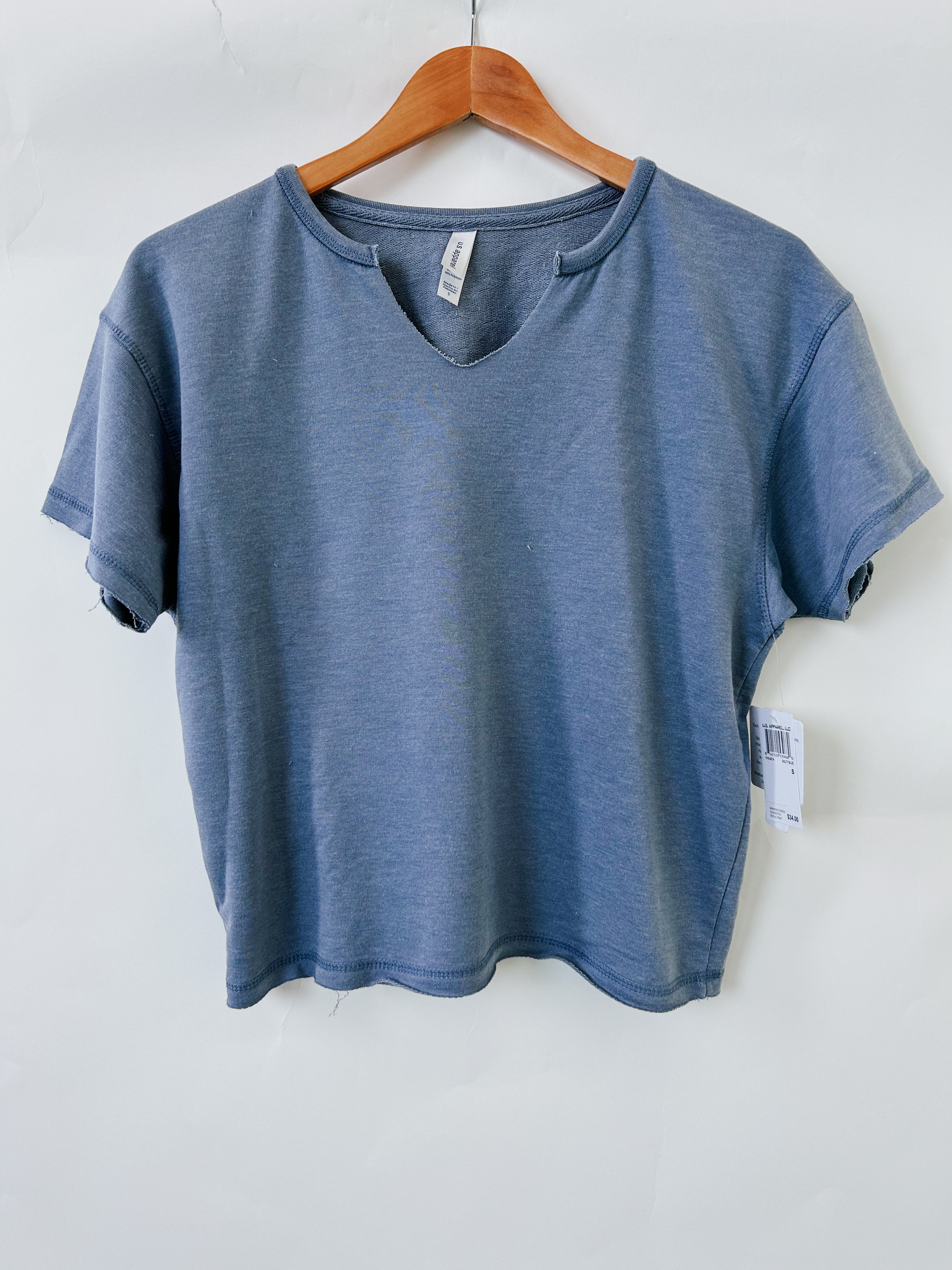 U.S. APPAREL- VINTAGE LOOSE FIT CREW TEE